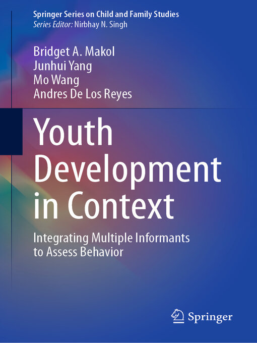 Title details for Youth Development in Context by Bridget A. Makol - Available